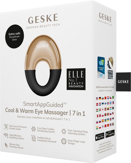 Масажер для очей GESKE Cool&Warm Eye Massager 7в1 gray | Зображення 7