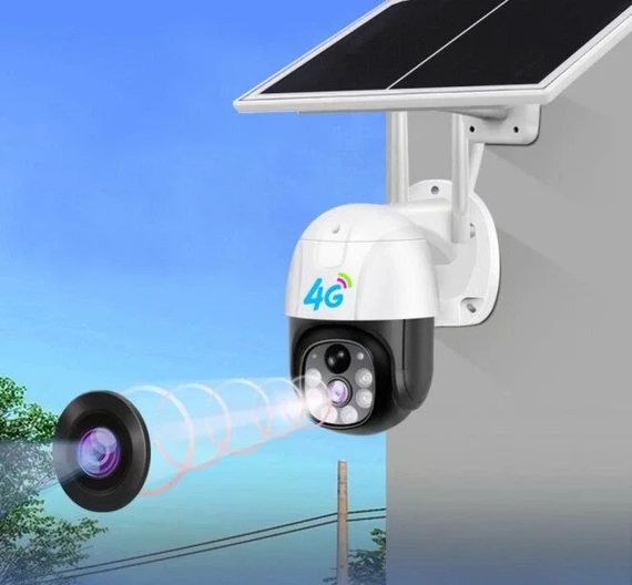 Уличная 4G камера видеонаблюдения PTZ | Зображення 1