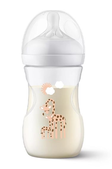 Philips Пляшечка Avent для годування Natural Природний Потік, 260 мл.1 шт. Жираф (SCY903/66) | Зображення 2