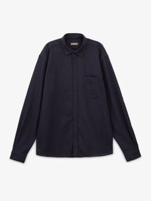 Сорочка однотонна чоловіча GENUA G01218-0009 2XL Темно-синій shop (2000999635120)