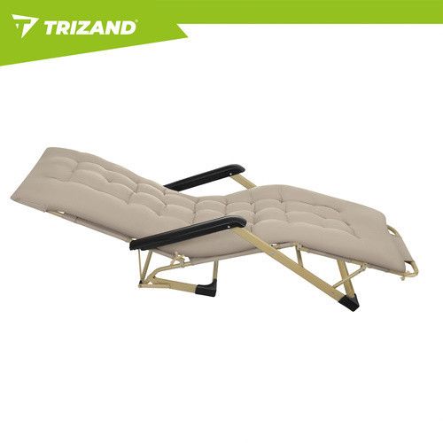 Складаний садовий шезлонг 60x177x30 см Trizand 27553 | Зображення 7