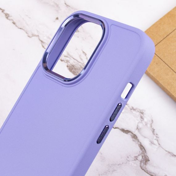 TPU чехол Bonbon Metal Style для Apple iPhone 14 Pro (6.1") Сиреневый / Dasheen | Зображення 4