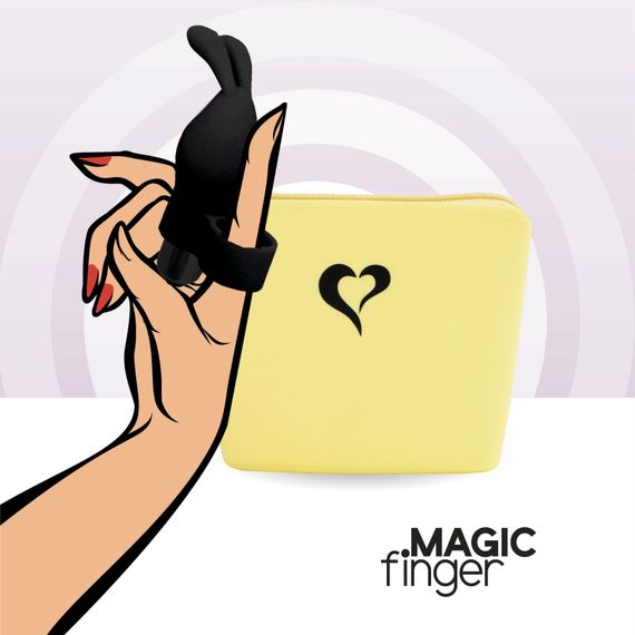 Вібратор на палець FeelzToys Magic Finger Vibrator Black | Зображення 3