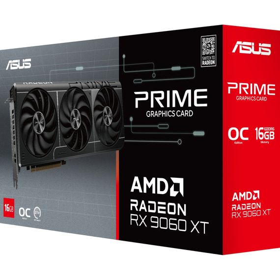 Відеокарта ASUS Radeon RX 9060 XT 16Gb PRIME OC (PRIME-RX9060XT-O16G) | Зображення 9