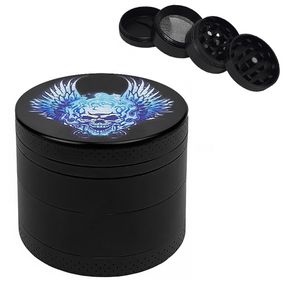 Ручний Подрібнювач Тютюну Гріндер "Skull Black V3"
