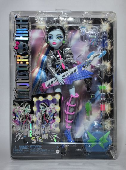 Кукла Монстр Хай Фрэнки Штейн Оригинал Mattel Monster High Amped Up Frankie Stein Rockstar | Зображення 3