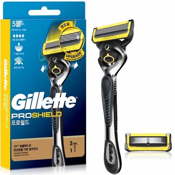 Бритва Gillette ProShield (станок + 2 змінні касети) | Зображення 1