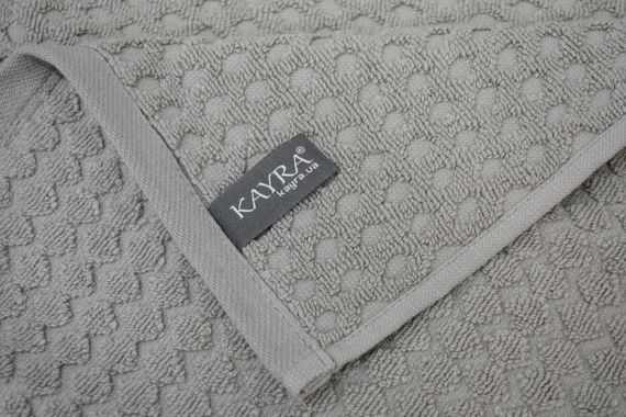 Рушник махровий SВ-3 Kayra 70х140 см. світло-сірий | Зображення 2