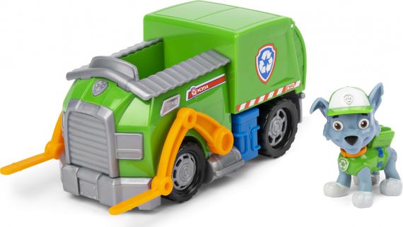 Щенячий патруль Спасательный мусоровоз и фигурка Рокки Оригинал PAW Patrol Rocky Recycle Truck | Зображення 1