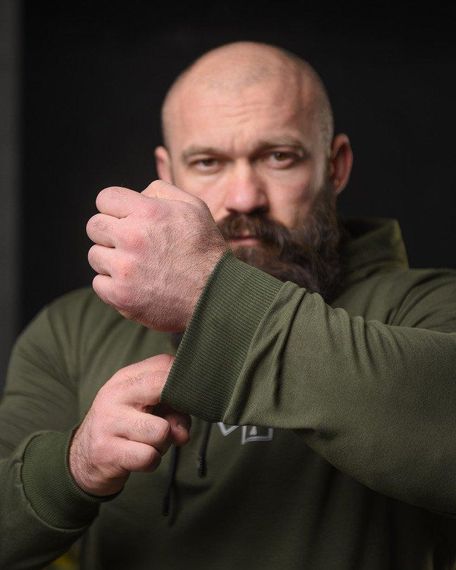 Худи maklin  олива Para medic   НП4895 | Зображення 5