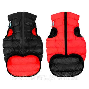 Курточка для собак AiryVest двусторонняя, размер M 47, красно-черная