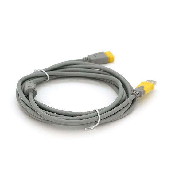 Удлинитель USB 2.0V-Link AM/AF, 3.0m, 1 феррит, Grey/Yellow | Зображення 1