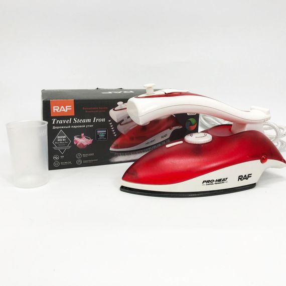 Дорожня праска RAF R.1259R 800 Вт з регулятором температури та резервуаром для води 50 мл | Зображення 3