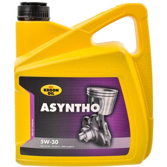 Мастило моторне KROON OIL ASYNTHO синтетика 5W30 4л (34668)