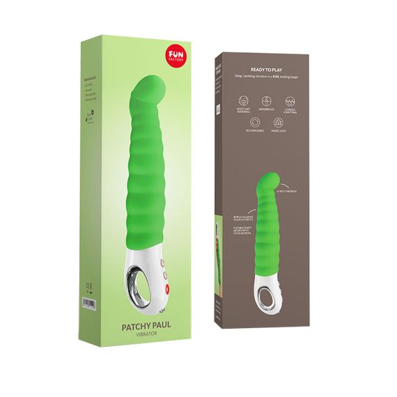 Вібратор точки G Fun Factory PATCHY PAUL fresh green, гнучкий, 12 режимів Sex Aura | Зображення 7