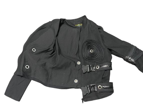Мужская куртка ANDRE в стиле Cyberpunk / Techwear - Черная, Размер L (Водотталкивающая) | Зображення 7