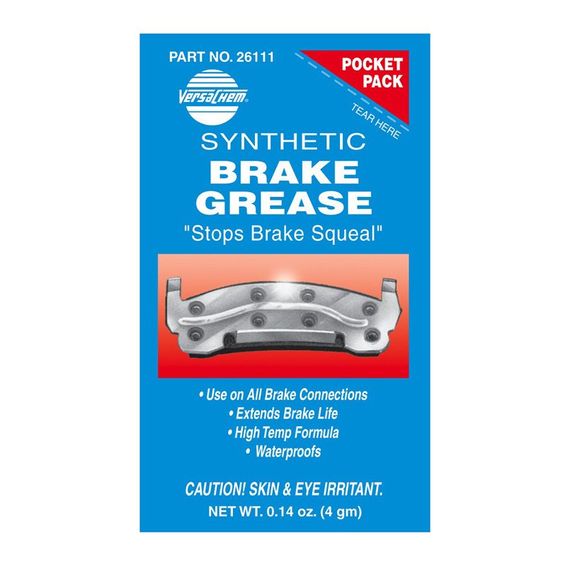 VERSACHEM SYNTHETIC CALIPER GREASE (4g), змазка для частин гальмівної системи. 26111