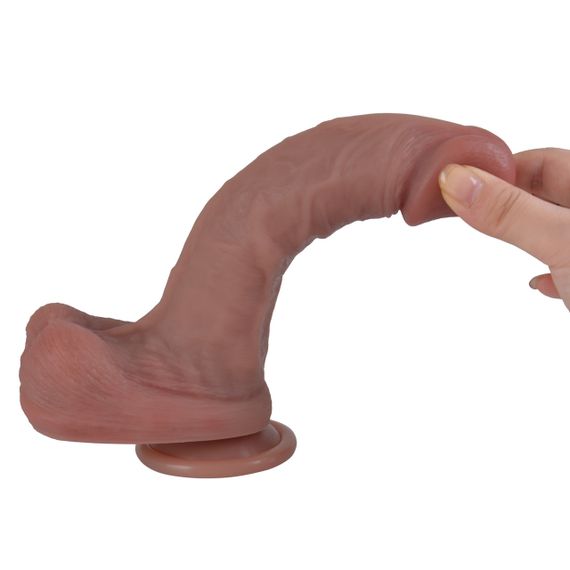 Фалоімітатор - Erospace Natural Play Silicone Dildo D2, 20.6 см Sex Aura | Зображення 5