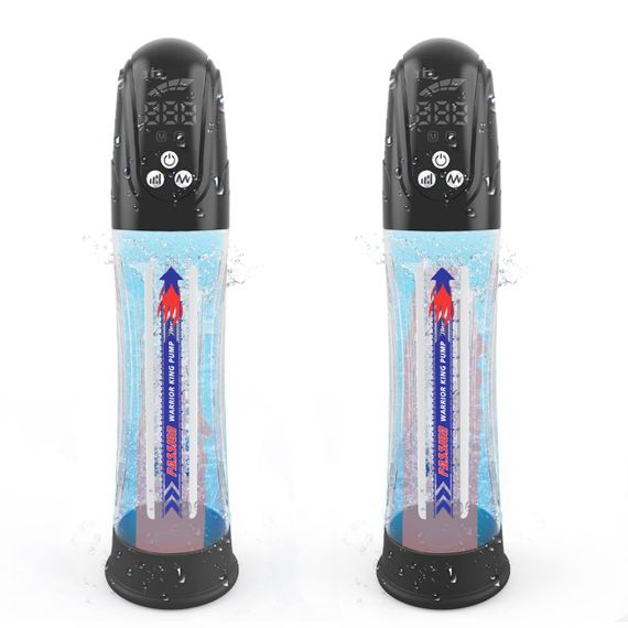 Автоматична гідропомпа 2в1 (вода/повітря) Water Bath з LED-дисплеєм, 2 режими sexstyle | Зображення 6