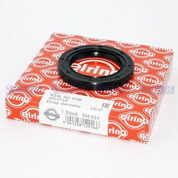 Сальник коленвала передний Mercedes Benz OM601 (45x67x8), Elring, 914.924,