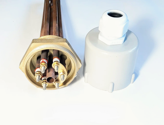 Блок ТЭНов 7500W с резьбой 2" 220V | Зображення 1