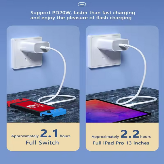 USB Type-C кабель 2.4A швидке заряджання, нейлоновий 1 метр | Зображення 3