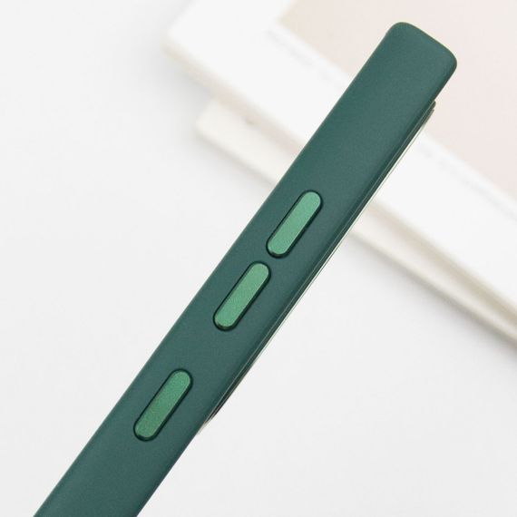 TPU чехол Bonbon Metal Style with MagSafe для Samsung Galaxy S24 Ultra Зеленый / Army Green | Зображення 4