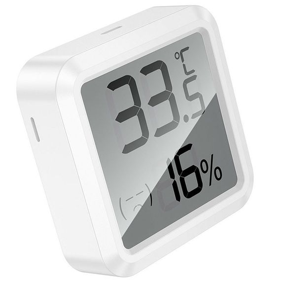 Электронный термогигрометр Hoco HX40 2in1 Indoor White | Зображення 3