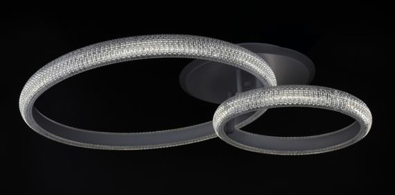 Люстра світлодіодна стельова LED світильник для квартири на стелю лед з пультом 26112 Білий 15х53х72 см. | Зображення 4