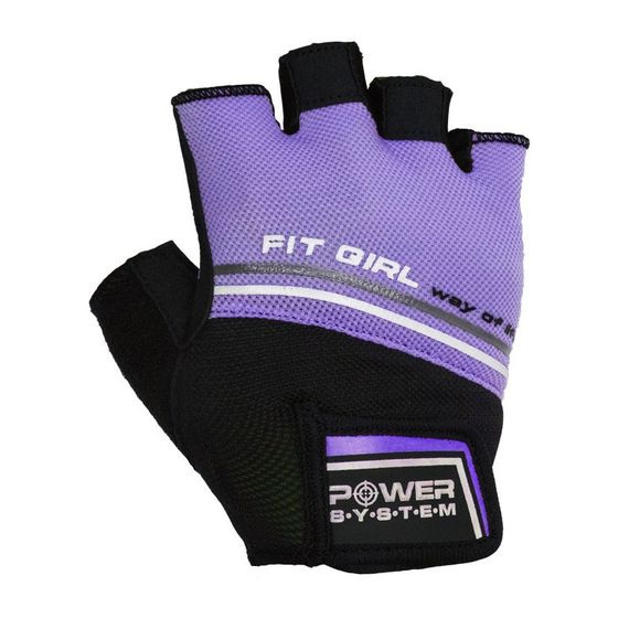 Рукавички для фітнесу Power System PS-2920 Fit Girl Evo Purple S | Зображення 3