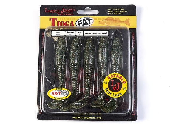 Виброхвост 3,9" LJ Лаки Джон Tioga Fat 140146-F08 | Зображення 1
