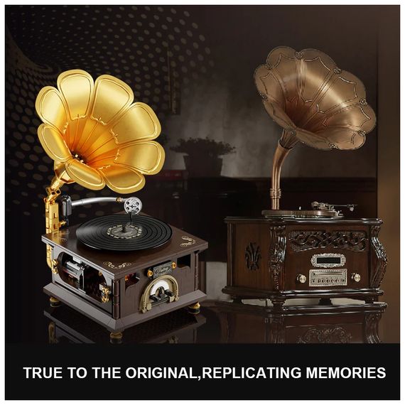 Конструктор Pantasy Original - Retro Ретро-грамофон (85009) | Зображення 6