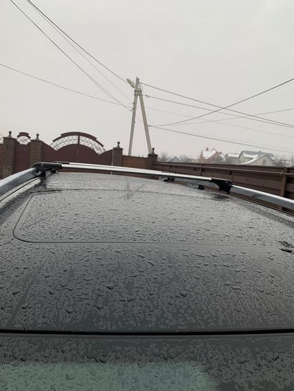 Перемички на рейлінги під ключ (2 шт) Чорний для Mercedes GL сlass X164 | Зображення 9