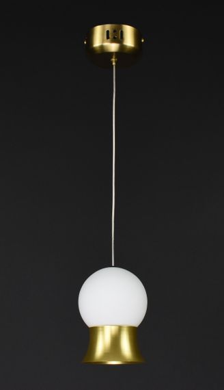 Люстра світлодіодна підвісна LED світильник для квартири на стелю лед 27612 Латунь 20-180х10х10 см.