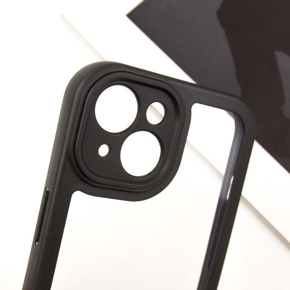 TPU чохол Transparent + Colour 1,5mm для Apple iPhone 14 (6.1") | Зображення 2