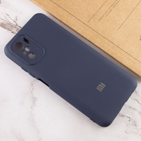 Чехол Silicone Cover My Color Full Camera (A) для Xiaomi Redmi Note 10 / Note 10s Full camera, Синий / Midnight Blue | Зображення 3