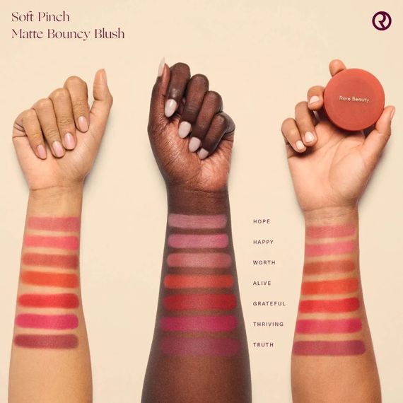Румяна Rare Beauty Soft Pinch Matte Bouncy Blush - Happy (6.4 g) | Зображення 4