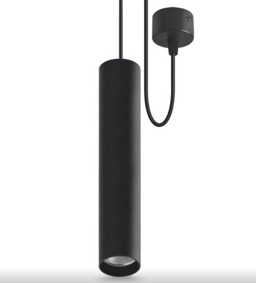 LED Світильник підвісний накладний 10W 4100К чорний VL-SP-10034B Videx | Зображення 1