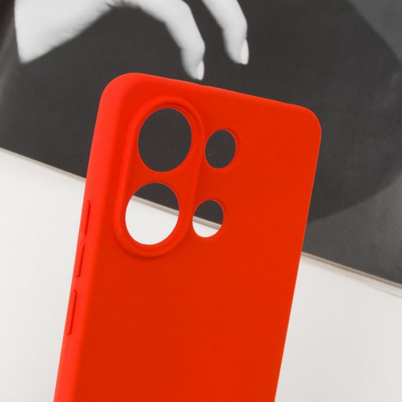 Чехол Silicone Cover Lakshmi Full Camera (AA) для Xiaomi Redmi Note 13 5G Красный / Red | Зображення 3
