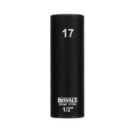 Головка торцева ударна DeWalt IMPACT подовжена 1/2" 17 мм (DT7551)