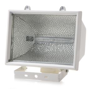 Прожектор уличный галогенный IP54 HL-03 1000W white белый