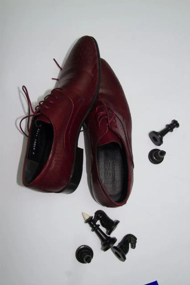 Червоні туфлі SHERLOCK 42 розмір | Зображення 8