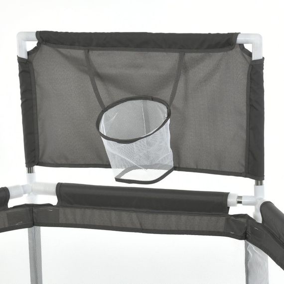 Дитячий манеж MR 1340-G, сірий, з баскетбольним кільцем | Зображення 1