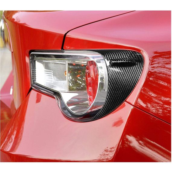 Накладки на Задние Фонари (Карбон) для Subaru BRZ 2012-2021 гг | Зображення 2