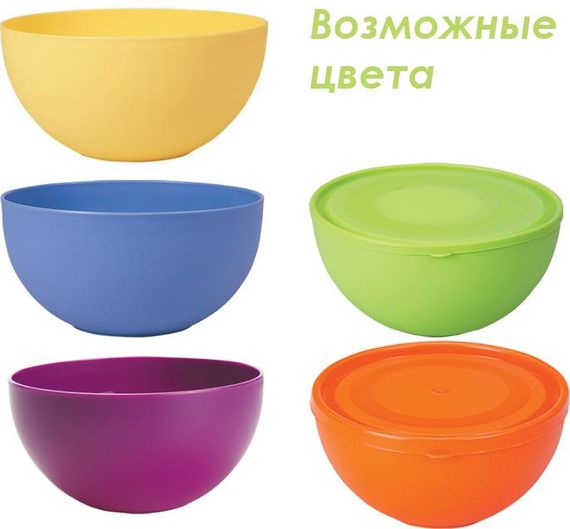 Піала Ucsan Frosted Bowl пластикова 600мл кругла з кришкою | Зображення 5