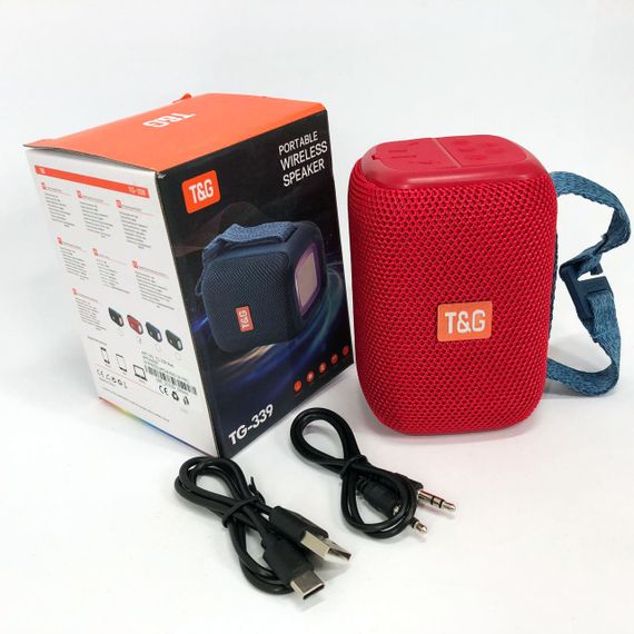 Блютуз колонка с динамичной подсветкой TG339, Bluetooth колонка с динамической подсветкой OD-54 | Зображення 5