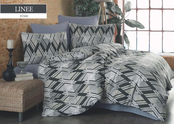 Постільна білизна Lorien Ranforce 160 х 220 см. Linee