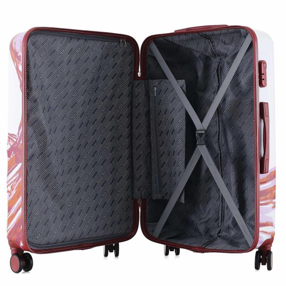 Валіза Semi Line 28" (L) White/Red Print (T5654-3) | Зображення 5