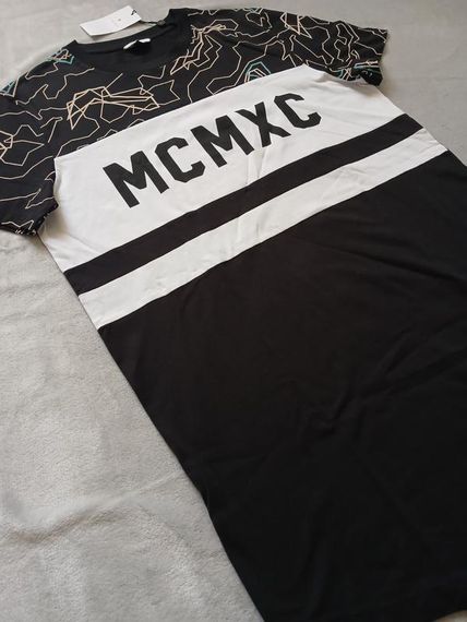 Футболка чоловіча Jack & Jones чорно-біла L | Зображення 1