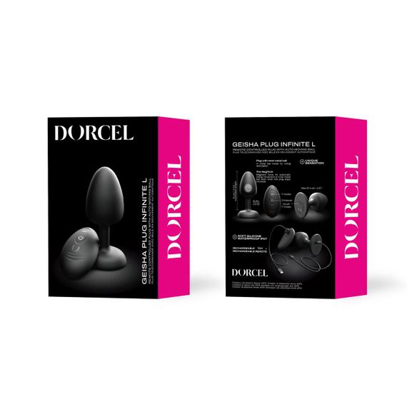 Анальная вибропробка Dorcel GEISHA PLUG INFINITE L Sex Aura | Зображення 5